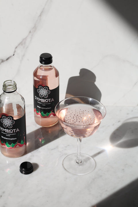 Probiotic Watermelon Cocktail – non alcoholic version included.