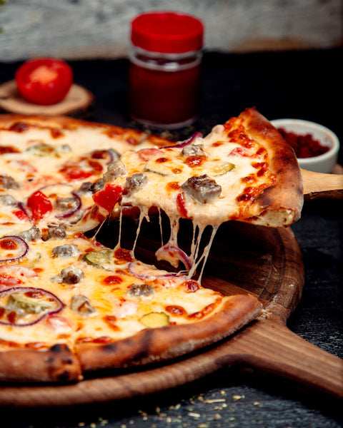 Easy Whole Wheat Pizza Dough (using Symbiota Sourdough Starter)