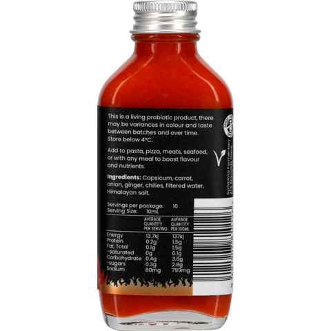Probiotic Hot Sauce - Naturally Fermented 100ml