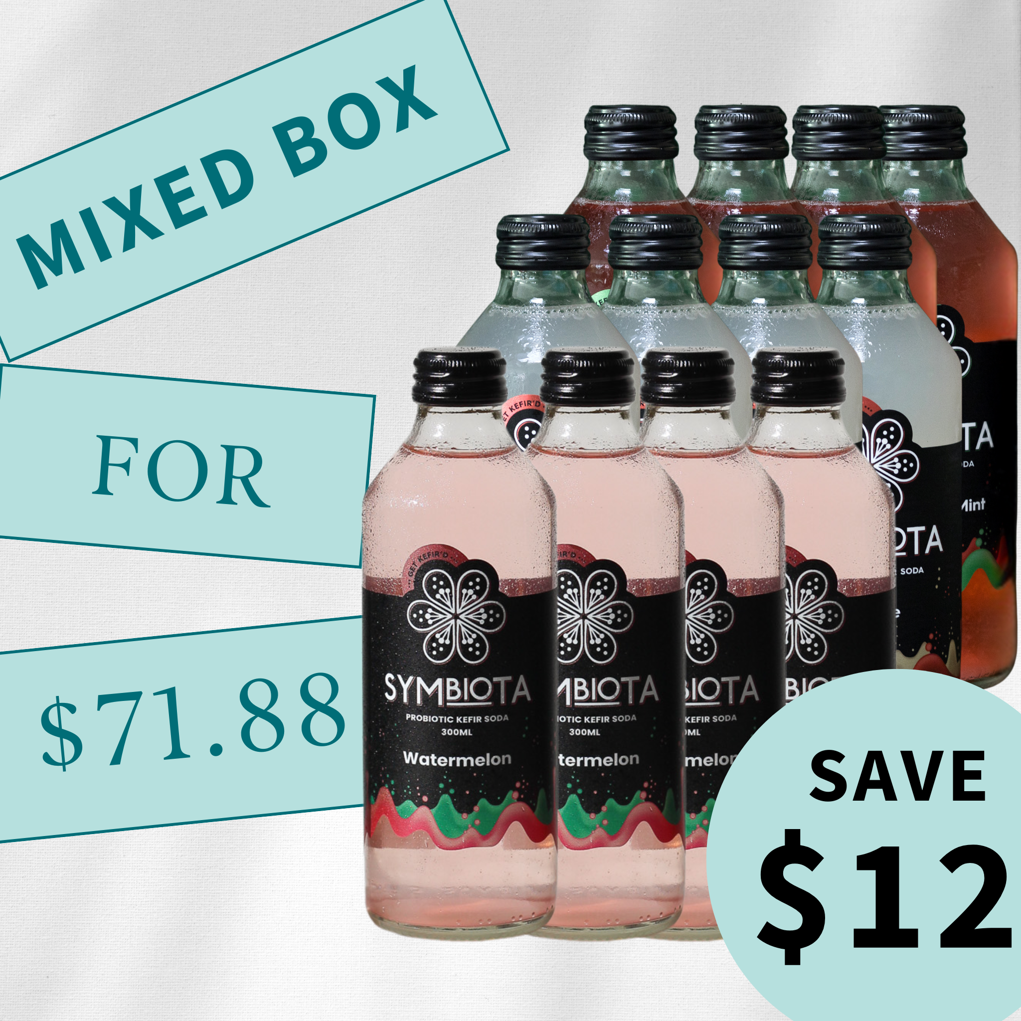 Probiotic Kefir Soda- Mixed Box