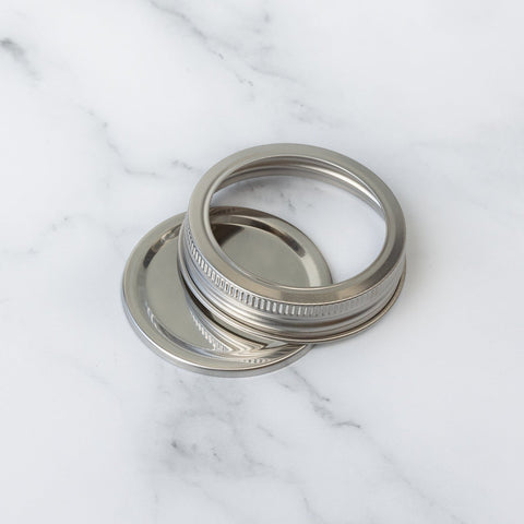 Stainless Steel Preserving Lid to Fit a Standard Jar