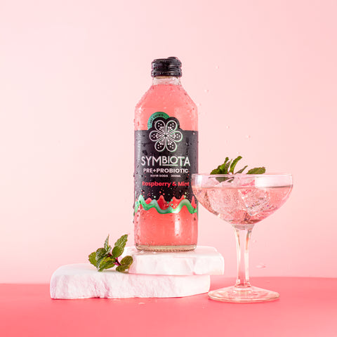 Raspberry & Mint Kefir Soda -6 pack