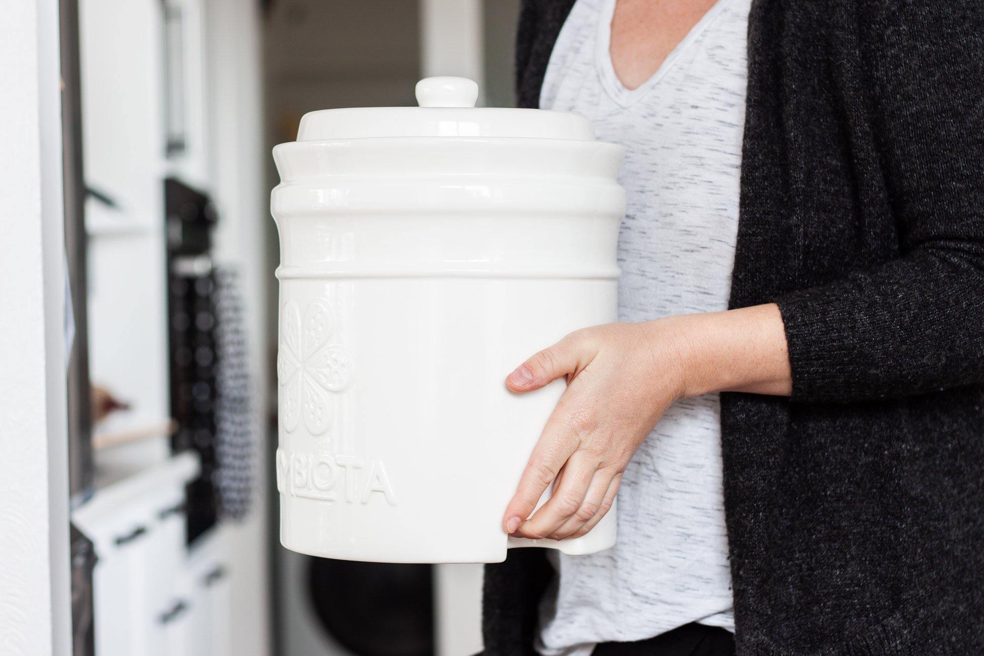 4.5L white fermentation pot